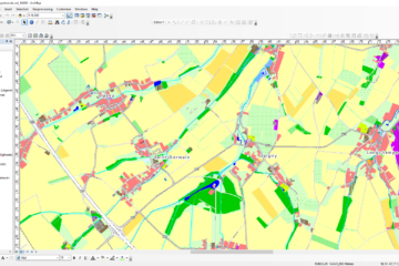 Support in the implementation and management of a geographical information system (GIS)