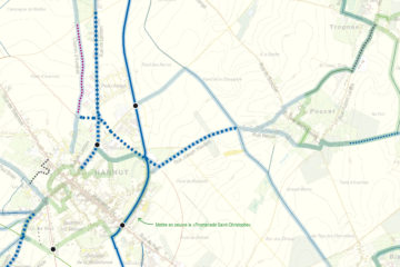 Réseau de mobilité active à Hannut